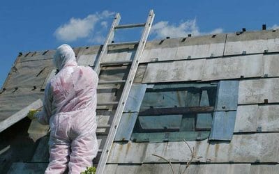 Why is asbestos dangerous during demolition work?